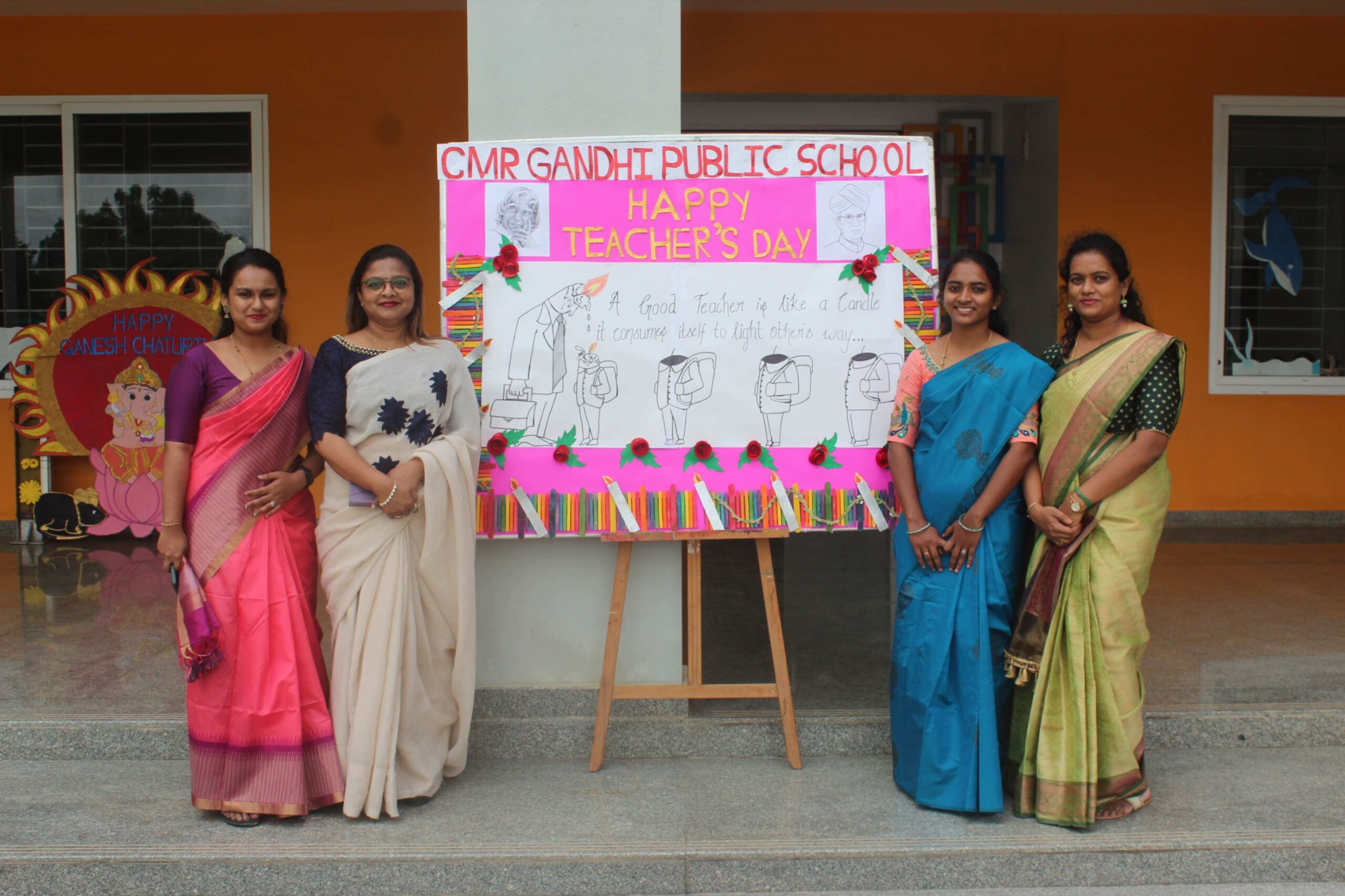 Teacher's Day and Ganesh Chaturthi Celebrations at CMR Gandhi Public School – 5th September 2024